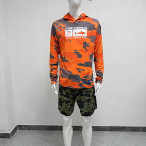 Wholesale <b>Men's</b> Hooded Fishing Long Sleeve High-Vis Cooling Flexible Fabric UPF50+ for <b>Kayak</b> Fishing Paddling - Product Image 2