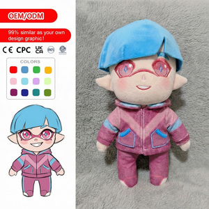 Muñecos de Peluche Personalizados de Alta Calidad, Personaje con Gafas y Pelo Azul, Regalos para Estaciones de Esquí, Peluche Personalizado que Habla, Randm Peluches - Product Image 1