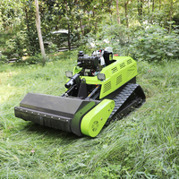 800mm 1000mm 1200mm industriel CE EPA moteur Diesel automoteur tout Terrain Agriculture caoutchouc télécommande Robot fléau