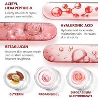 Sérum au Collagène VIBRANT GLAMOUR pour Soins de la Peau, Réduit les Rides du Front, Peptide de Collagène, Éclaircissant pour la Peau, Sérum Visage au Collagène