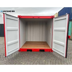 ตู้คอนเทนเนอร์ขนส่งสินค้าแห้งขนาดเล็ก 9 ฟุต แบบกำหนดเอง ทำจากเหล็กคอร์เทน ความจุ 12.43 คิว ได้รับการรับรองสำหรับการขนส่งสินค้าระหว่างประเทศ (จูนหยาง) - Product Image 1
