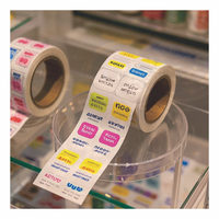 Bonne vente de bijoux étiquettes de flacon de peptide inviolables transparentes à code à barres de 2ml