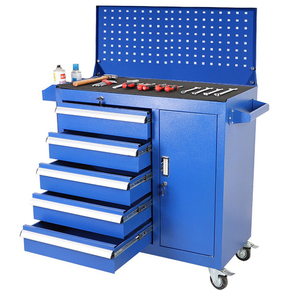 Tùy Chỉnh 5-Ngăn Kéo Cán Công Cụ Tủ Nhà Để Xe Hộp Công Cụ Tổ Chức Bên Tủ Trở Lại Bảng Điều Khiển Lưu Trữ Ngực Hộp OEM/ OBM Hỗ trợ - Product Image 3