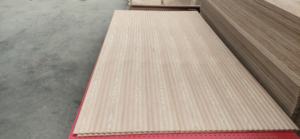 Panneaux en bois plaqué MDF cannelés élégants et modernes pour cylindre ou meubles, panneaux de décoration imperméables pour revêtement mural - Product Image 4