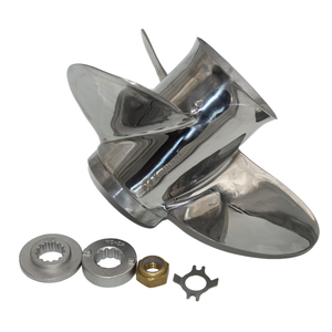 Hélice de <span class=keywords><strong>bateau</strong></span> hors-bord en acier inoxydable pour <span class=keywords><strong>moteur</strong></span> <span class=keywords><strong>Mercury</strong></span> 250-300 <span class=keywords><strong>CV</strong></span> de Isure Marine Haute qualité - Product Image 4