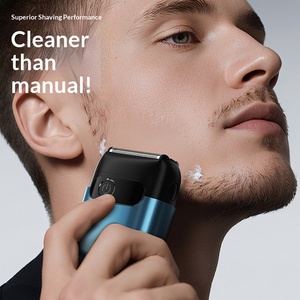Mini rasoir électrique portable rechargeable étanche IPX7 à triple lame en plastique, prix usine Misam, pour hommes - Product Image 6