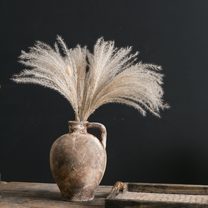 <span class=keywords><strong>Vaso</strong></span> Decorativo di Alta Gamma per Composizioni Floreali, Artigianale con Doppio Manico, Vasi in <span class=keywords><strong>Cemento</strong></span> per Arredamento Casa - Product Image 4