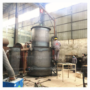 جهاز كربنة موفر للطاقة مثبت على رافعة لتصنيع الفحم من المواد الحيوية - Product Image 6