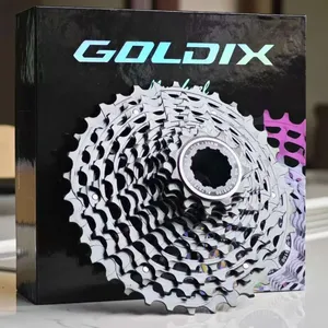 <span class=keywords><strong>Cassette</strong></span> GOLDIX compatible <span class=keywords><strong>11</strong></span>-12 vitesses, roue libre de vélo ultra légère tout en acier pour vélo de route Shi / pièces de vélo de gravier - Product Image 4