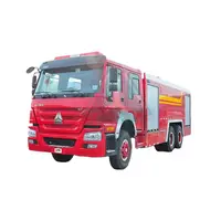 Sino℃ howo 6x4 caminhão militar de combate a incêndios, venda quente, tanque de água, combate a incêndios, bombeiro, especificação do caminhão