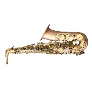 <span class=keywords><strong>Saxophone</strong></span> <span class=keywords><strong>alto</strong></span> professionnel en laiton doré, laque dorée, grand calibre, avec <span class=keywords><strong>support</strong></span> et étui - Product Image 1