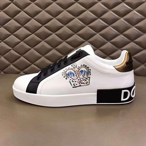 Sneakers en cuir véritable blanc et noir de créateur, style haut de gamme, confortables, décontractées, antidérapantes pour hommes et femmes, chaussures de sport - Product Image 3