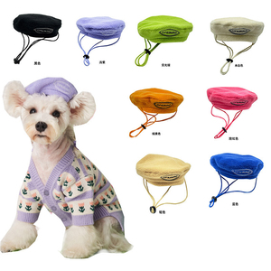 Gorros Divertidos para Perros con Forma de Boina, Accesorio de Moda para Mascotas de Invierno con Estampado Animal para Primavera o Halloween, Gorro Decorativo para Gatos - Product Image 1