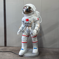 Modèle d'animatronique d'astronaute personnalisé pour intérieur, construction métallique pour parcs à thème, centres commerciaux, parcs d'aventure et aires de jeux publiques