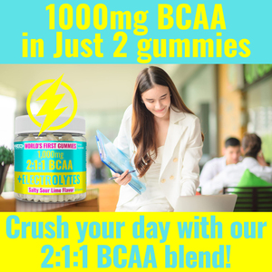 Creatina personalizada Energy Gummies Electrolyte BCAA Corredores Suplemento Cadena ramificada Aminoácidos Potasio Sodio Sal Adulto para - Product Image 2
