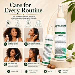 Custom Bulk 14 in 1 Miracle Worker <b>Moisturizing</b> <b>Spray</b> Thermal Heat Protector and Detangler Leave IN Conditioner - Product Image 3