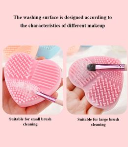 Wholesale Heart-Shaped <b>Silicone</b> Makeup Brush Washing <b>Tool</b> Soft New Washing <b>Tool</b> for Promotional & Business Gifts - Product Image 2