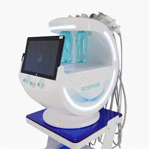 AYJ-X16 (ce) máquina Da Beleza Facial 2020 7 Em 1 Led dermoabrasão com poderosa função de analisador de pele profunda cuidados com a pele limpa