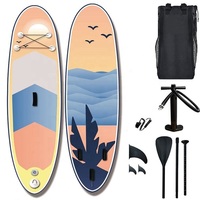 Planche à pagaie gonflable haut de gamme, double couche, durable, pour adultes, idéale pour la course et le surf (ISUP)