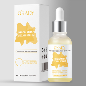 Sérum Végétalien Éclaircissant OKADY au Niacinamide et Extraits de Plantes Naturelles pour Peau Terne, Blanchiment et Uniformisation du Teint - Product Image 1