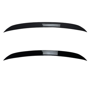 Mercedes-Benz GLC X253 Rear Trunk Spoiler <b>Wing</b> Piano <b>Black</b> Carbon Fiber Texture ABS Material - Product Image 1