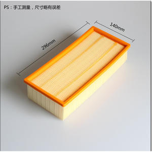 Filtre pour aspirateur Karcher, filtre en fibre haute efficacité 140mm x 296mm pour usage domestique - Product Image 1