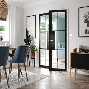 Portes et portes Porte Scorrevoli in Alluminio Doppio Vetro Temperato Porta Scorrevole Alta Efficacité Energetica Qualita Foshan - Product Image 4
