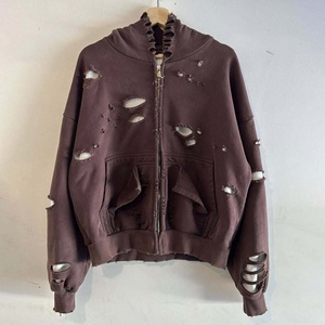 Sudadera con capucha unisex de peso pesado, estilo vintage desgastado, con efecto descolorido por el sol, grunge, con borde sin rematar, estampado de otoño, streetwear personalizado por el fabricante - Product Image 2