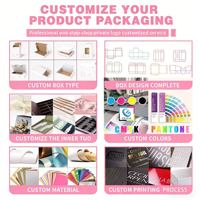 Kotak Hadiah Laci Minimalis Multi-warna Macaron, Kotak Penyimpanan Hadiah Premium Kaku, Kemasan Suvenir Logo Eksklusif Kustom