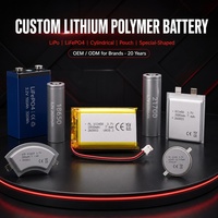 Batería de Polímero de Litio Personalizada 103450 de 3.7V y 2000mAh con PCM y Conector JST para Altavoces Inteligentes y Dispositivos Portátiles