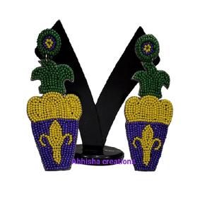 Pendientes Largos Hechos a Mano con Cuentas de Colores, Pendientes Colgantes de Cuentas de Semillas para Mujer, Accesorios de Joyería Bohemia de Moda - Product Image 5