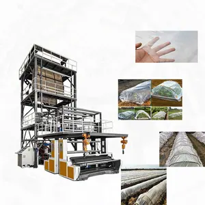 Automatic High Productivity Film Blowing Machine Plastic Extruder Pp Ldpe Pe Film Blowing Machine