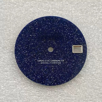 Esfera de Reloj de 28.5MM en Piedra Azul Natural, Estilo Gitano, para Movimientos Automáticos Japoneses NH36 NH35/4R36/7S