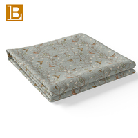 Kain Katun Floral Berkualitas Tinggi BILU Retro Motif Bunga Besar 80S Cetak Digital Custom 100% untuk Pakaian BL1880