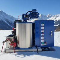 Máquina de Hielo en Escamas Haiyue de 500 kg/día, Refrigerada por Aire, para Procesamiento de Pescado, con Certificación CE