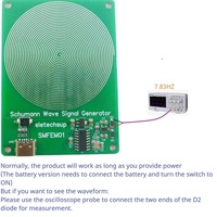 Mini 7.83Hz Pure Sine Wave Schumann Resonances SR Signal Generator SMFEM01 Earth Resonance Wave Booster External Battery