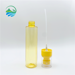 Nhà Máy Bán Hàng Trực Tiếp 100Ml Phun Màu Chai Nhựa Pet Chai Màu Vàng Với Vàng Phun Cap Nước Hoa Phun Chai - Product Image 3