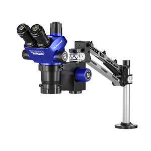 <span class=keywords><strong>Microscope</strong></span> stéréoscopique trinoculaire SUPER XS-DVS 1, zoom continu 6,7X-45X, oculaire ultra grand angle WF10X25, optique Greenough, flexible - Product Image 2