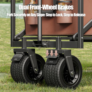 Chariot pliable de camping portable TUXIN avec roues tout-terrain pour utilisation en stand de vente et en chariot de <span class=keywords><strong>transport</strong></span> - Product Image 2