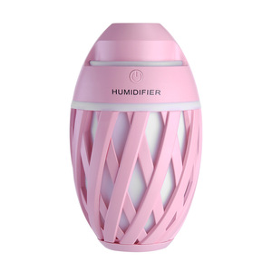 Mini humidificador ultrasónico de 0.5L con luz nocturna, alimentado por USB, para dormitorio, oficina y coche. - Product Image 1