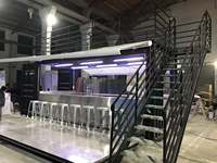 Maison en conteneur mobile à bon prix Maison en conteneur à 2 étages Maison en conteneur à double aile Bars/café/restaurant à vendre