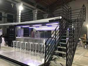 Maison en conteneur mobile à bon prix Maison en conteneur à 2 étages Maison en conteneur à double aile Bars/café/restaurant à vendre - Product Image 5