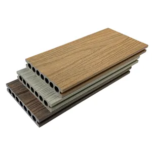 RUCCA No Gap Deck Wpc Outdoor Flooring 139*23mm Wood Plastic Composite Decking For Swimming Pool And Patio
