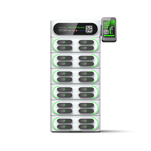 Chia sẻ điện ngân hàng Trạm điện thoại di động sạc pin nhỏ hoạt động máy bán hàng tự động 24 Khe Cắm ngăn xếp điện thoại di động sạc kiosk - Product Image 6
