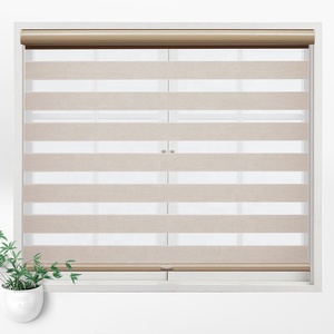 Decoración del hogar día <span class=keywords><strong>y</strong></span> noche <span class=keywords><strong>sombra</strong></span> ciega impermeable moderno inalámbrico cebra persianas - Product Image 1