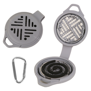 Soporte Portátil de Silicona para Espirales Antimosquitos para Patio, Terraza, Camping, Senderismo y Uso en Exteriores - Quemador de Incienso y Espirales Antimosquitos - Product Image 1