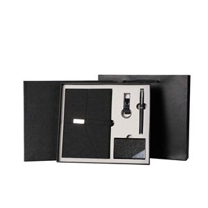 Set de Regalo Corporativo de Lujo Personalizado, Cuaderno con Serigrafía, Caja de Regalo Empresarial, Llavero, Tarjetero, para Bodas - Product Image 1