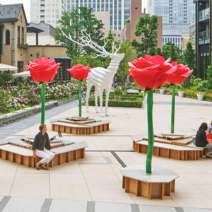 Grand jardin décoratif extérieur moderne <span class=keywords><strong>Parc</strong></span> Hôtel Restaurant Porte centre commercial Lumières de paysage personnalisées créatives et personnalisées - Product Image 5