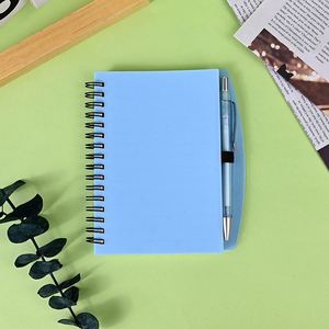 Cuaderno Espiral A5/A6 de Color Sencillo para Estudiantes, Páginas Sueltas con Líneas Horizontales - Opción de Regalo, Encuadernación Wire-O - Product Image 1