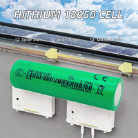 Baterai Lithium Ion Semi Solid State 18650 2.50Ah 3.7V LiNiMnCoO2 Sel Silinder untuk Penyimpanan Energi